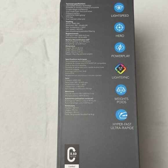 Logitech G502 Lightspeed Wireless Gaming Mouse | Excellent Condition - Picture 3 of 3